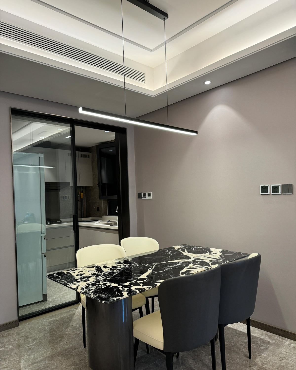 Suspension LED Extra-Longue - Ligne Épurée | Longéa