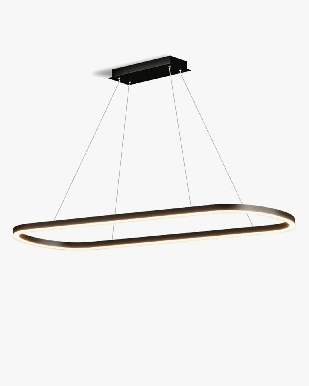 Lustre LED Ovale - Anneau Minimaliste | Ovaléa