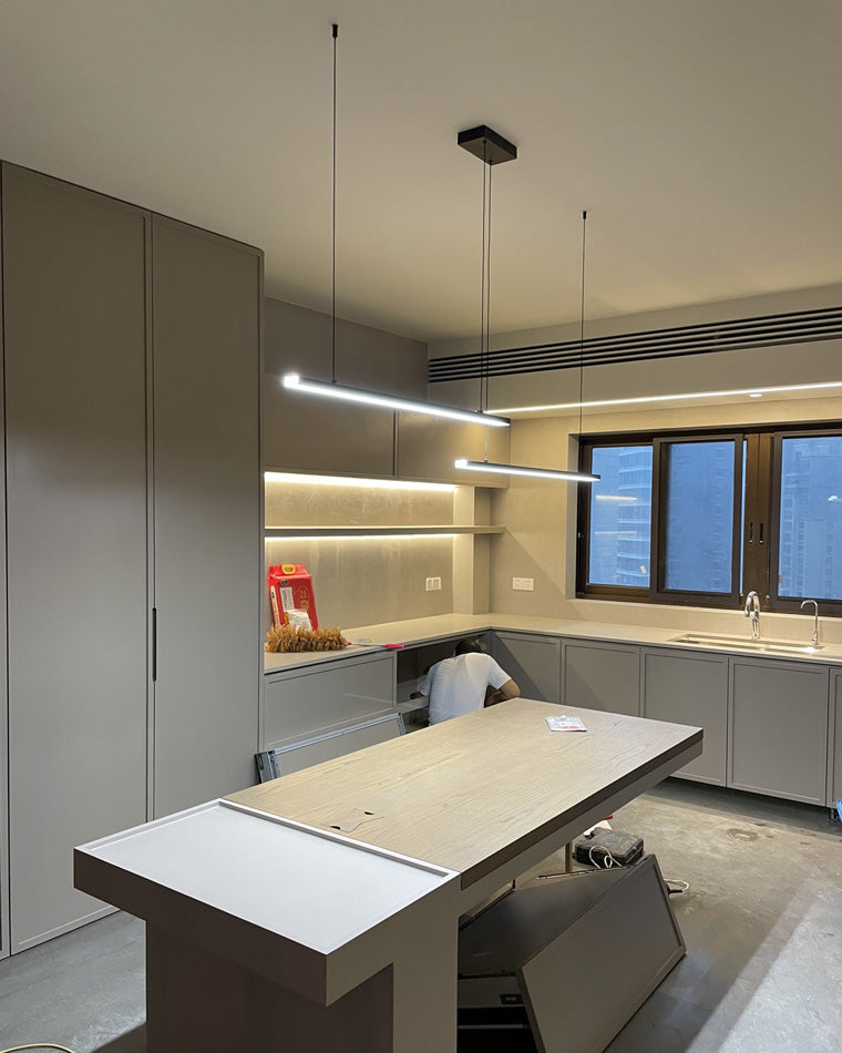 Suspension LED Extra-Longue - Ligne Épurée | Longéa