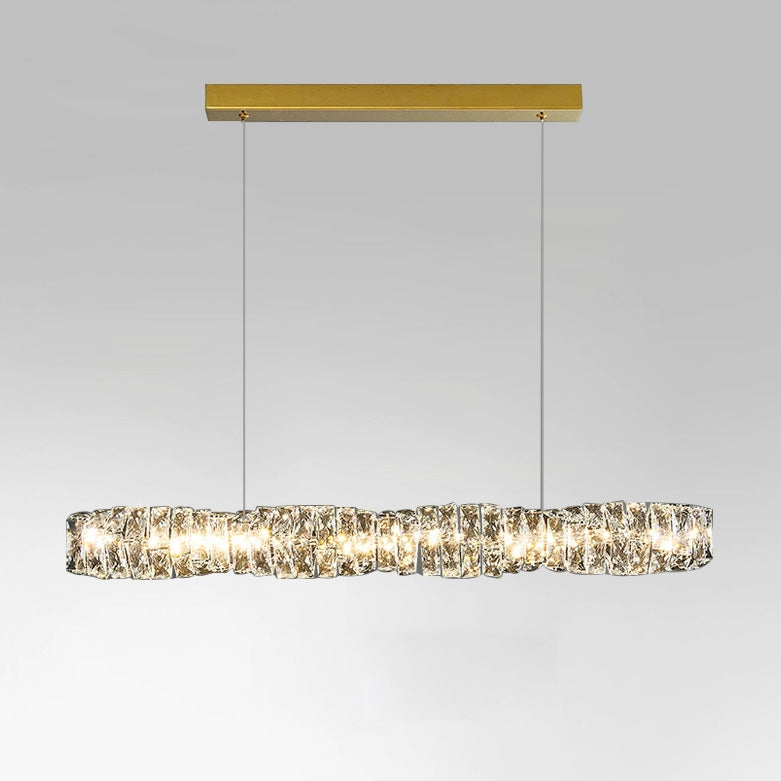 Lustre Linéaire Cristal - Torsade Scintillante | Twistéa