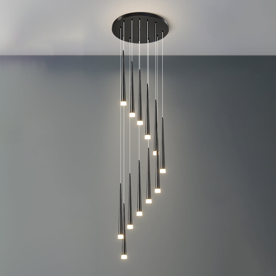 Lustre Spirale - Cascade de Cônes | Spiréa
