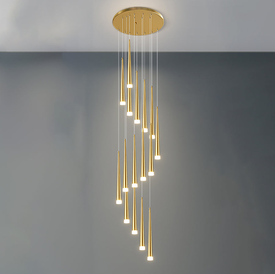 Lustre Spirale - Cascade de Cônes | Spiréa
