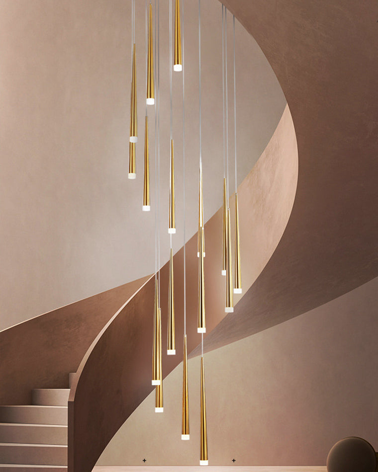 Lustre Spirale - Cascade de Cônes | Spiréa