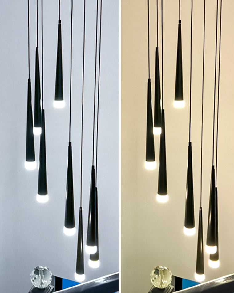 Lustre Spirale - Cascade de Cônes | Spiréa