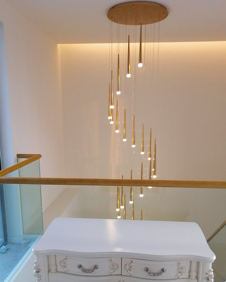 Lustre Spirale - Cascade de Cônes | Spiréa