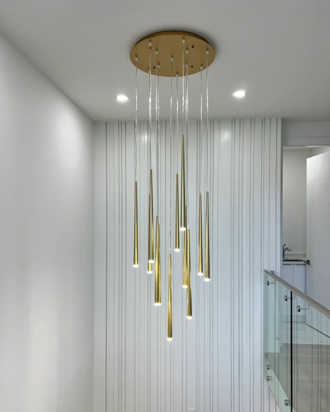 Lustre Spirale - Cascade de Cônes | Spiréa