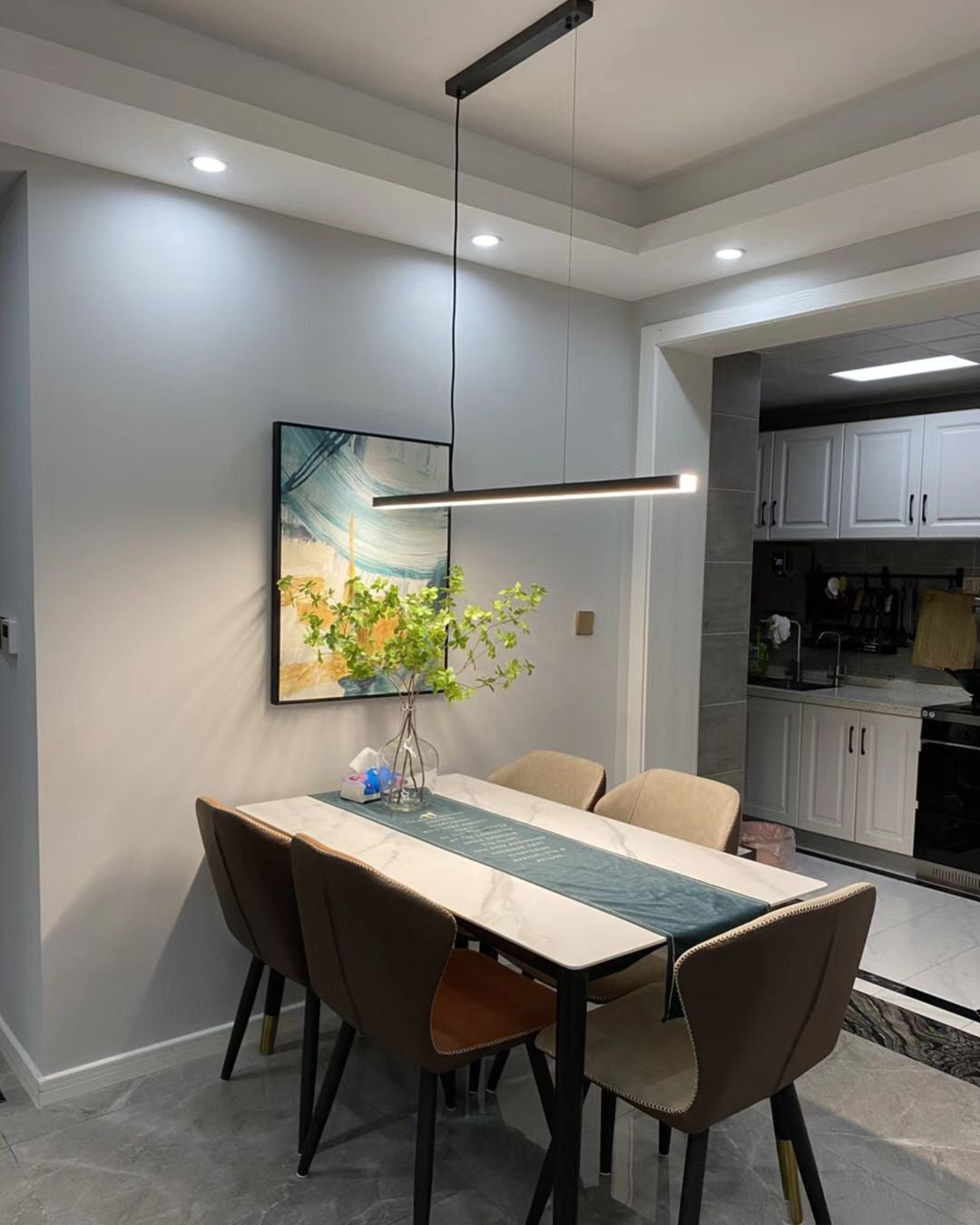 Suspension LED Extra-Longue - Ligne Épurée | Longéa