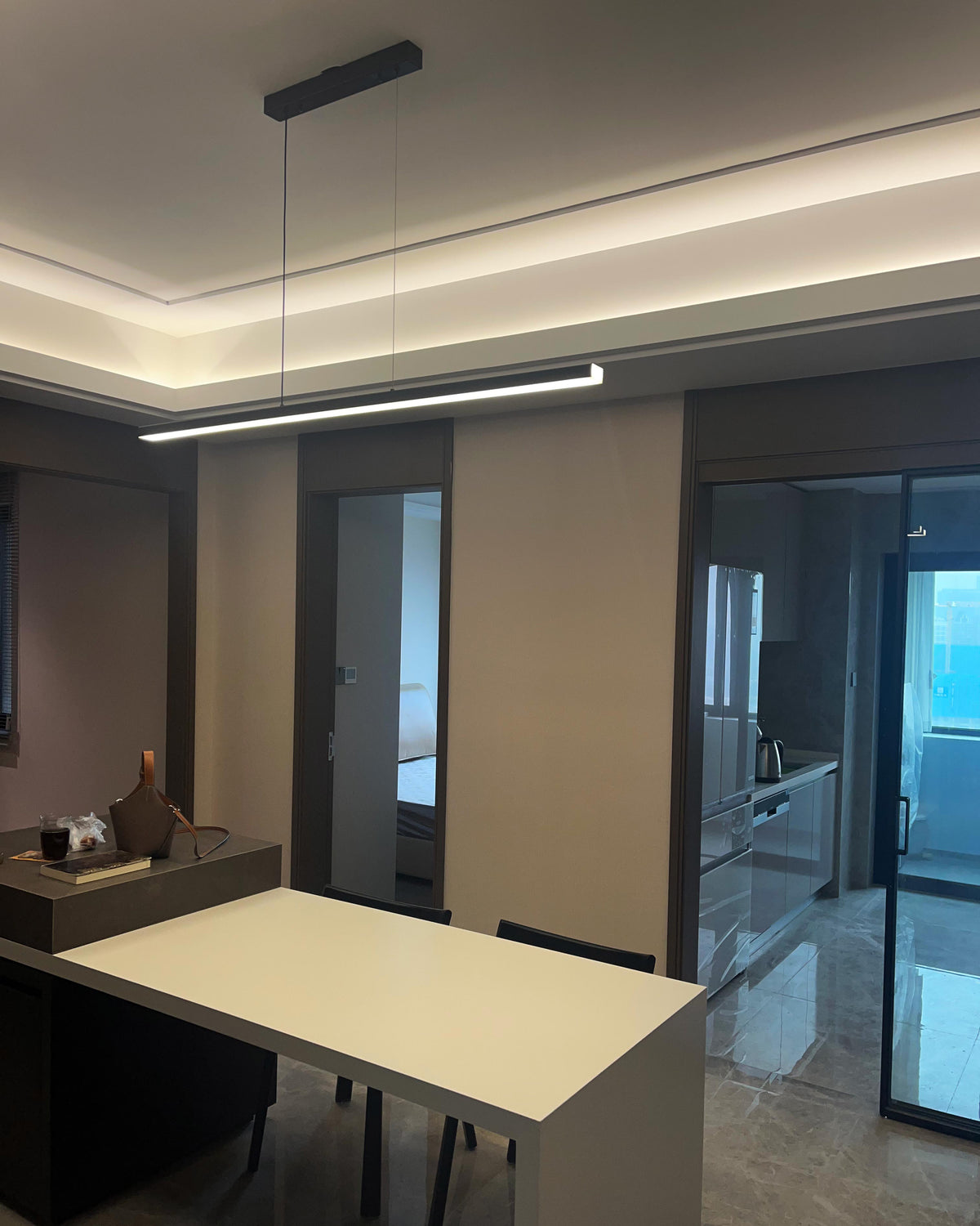 Suspension LED Extra-Longue - Ligne Épurée | Longéa
