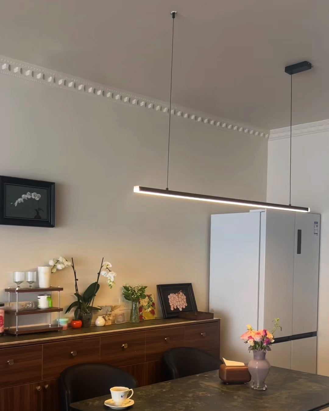 Suspension LED Extra-Longue - Ligne Épurée | Longéa