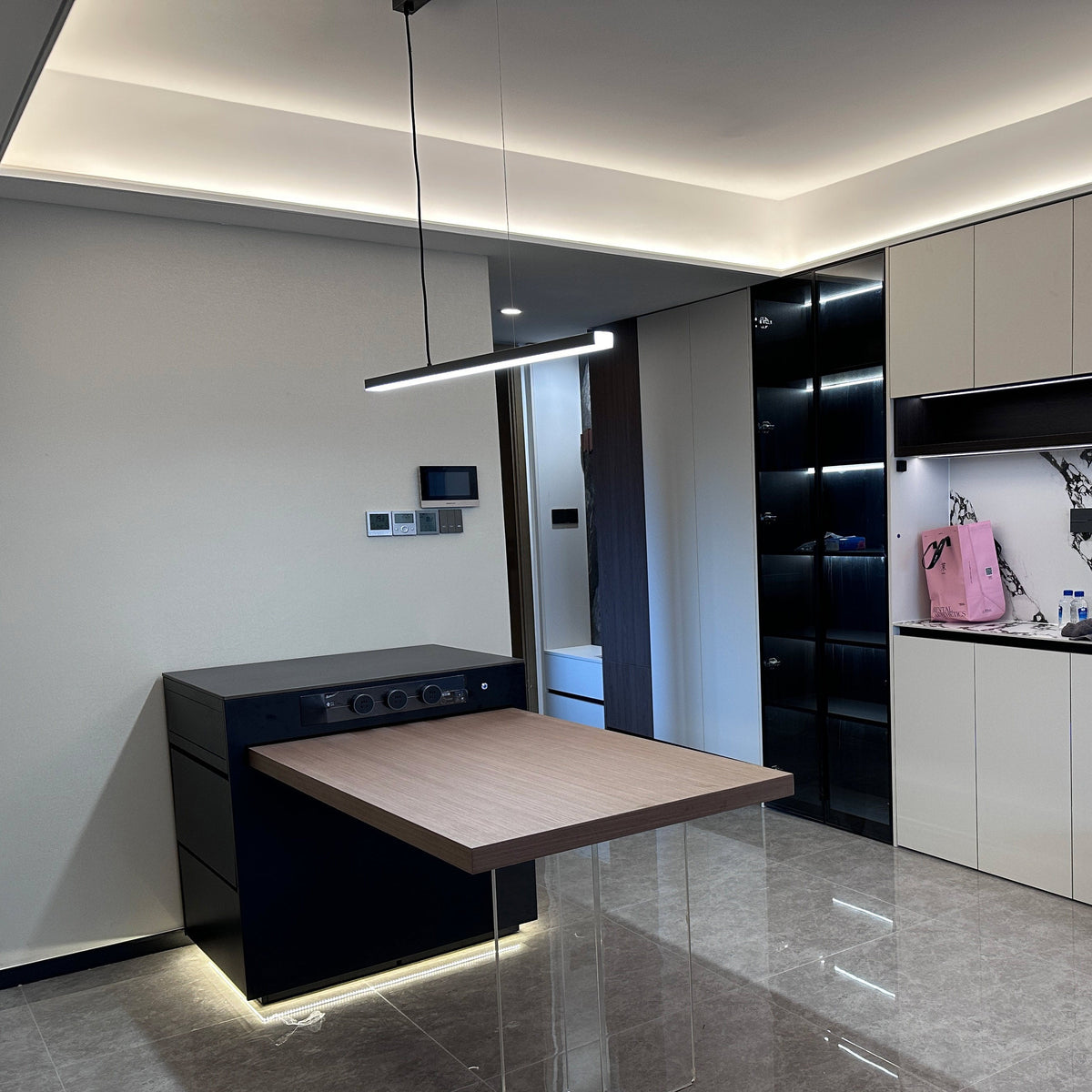 Suspension LED Extra-Longue - Ligne Épurée | Longéa