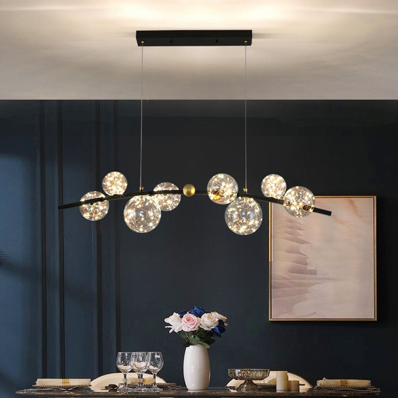 Lustre Globes LED - Huit Sphères | Sféria