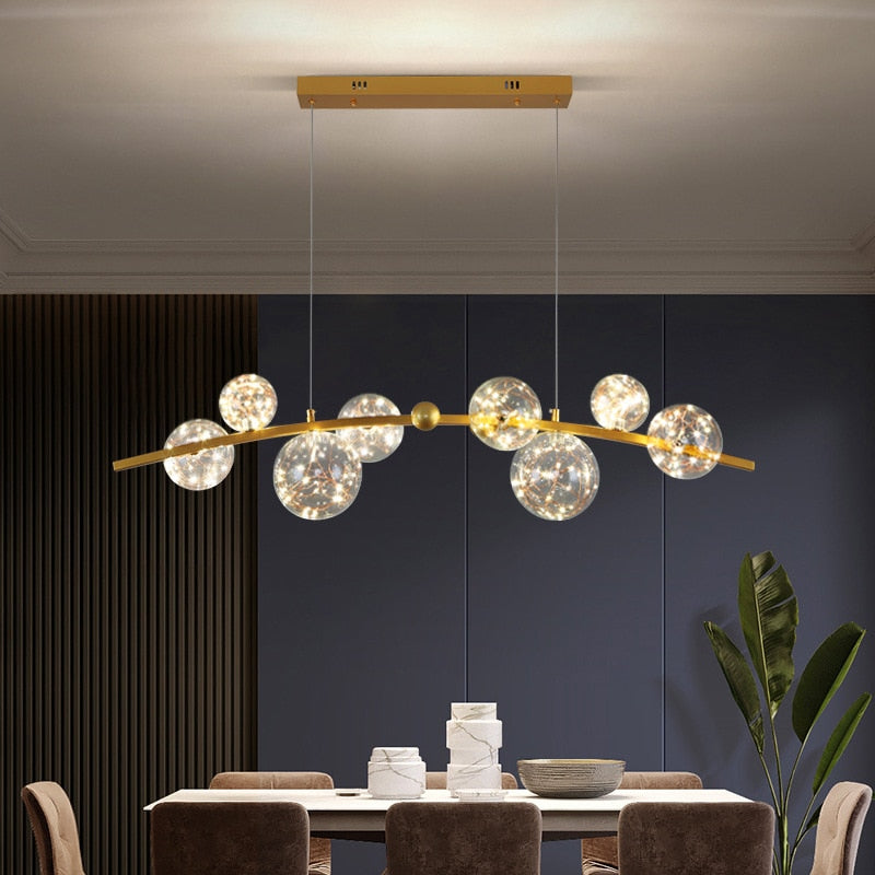 Lustre Globes LED - Huit Sphères | Sféria