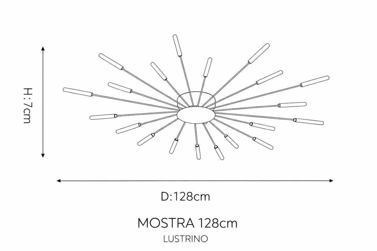 Plafonnier Design Luxueux | Mostria