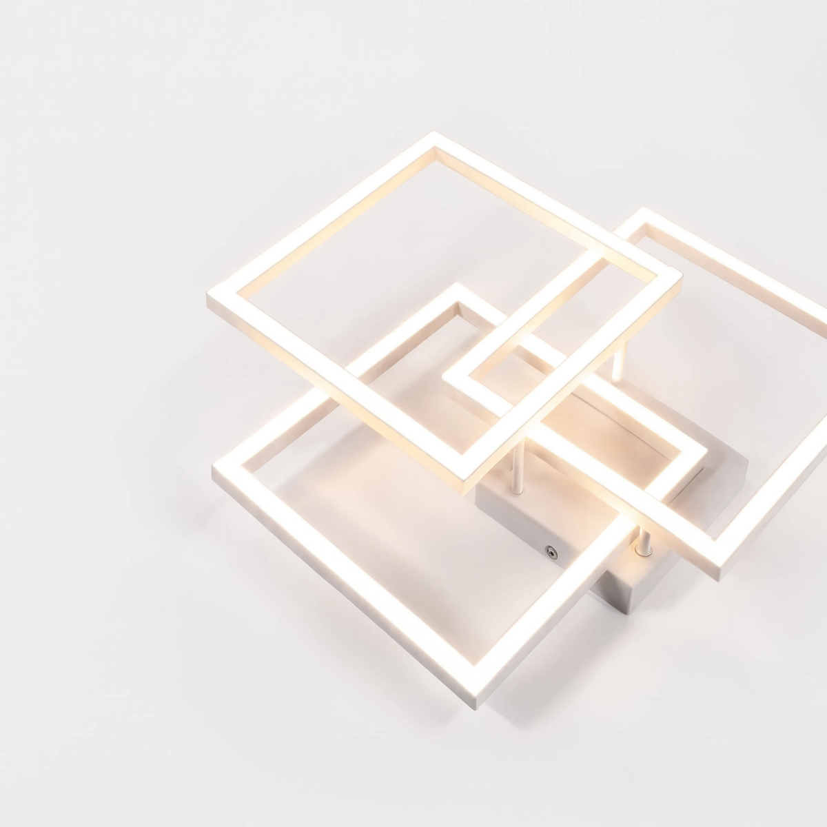 Plafonnier LED Carré Étagé - Blanc | Étagéa