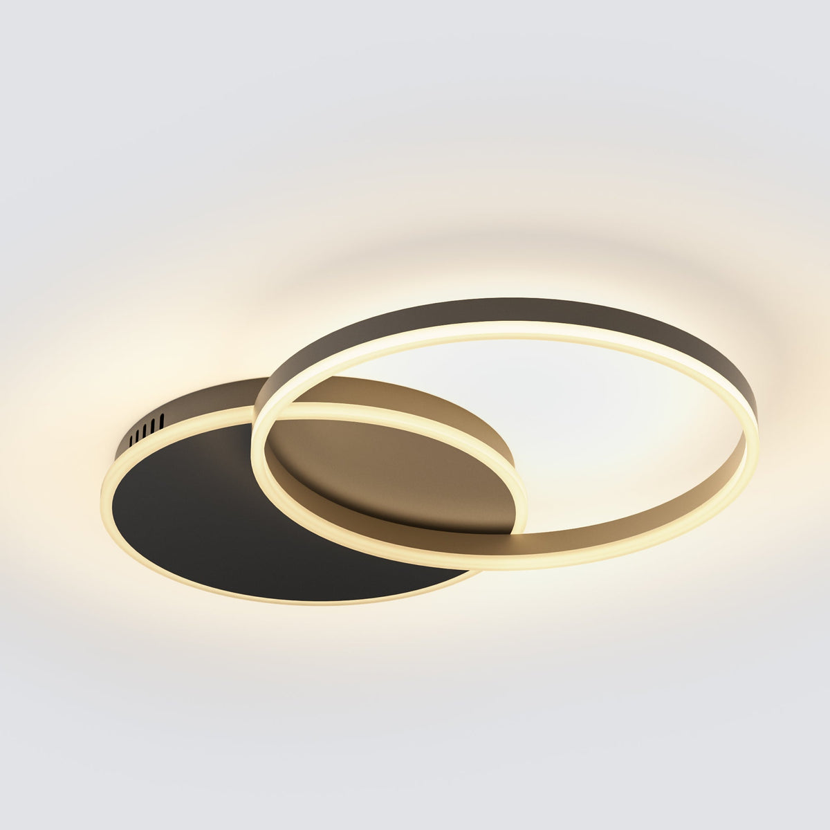 Plafonnier LED - Anneaux Décalés | Cercléa