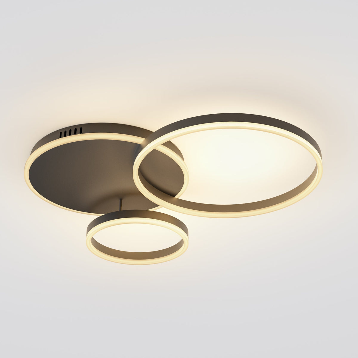 Plafonnier LED - Anneaux Décalés | Cercléa