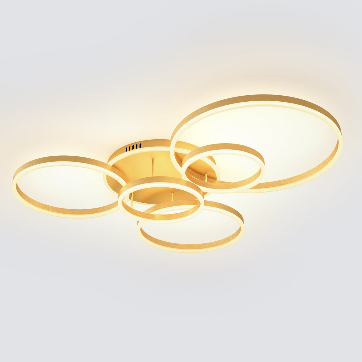 Plafonnier LED - Anneaux Décalés | Cercléa