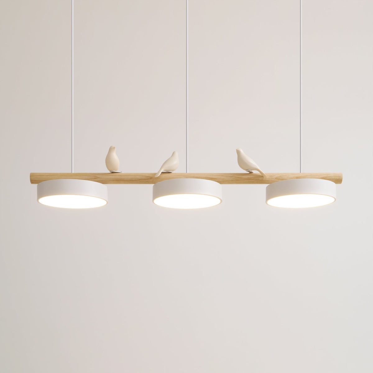 Suspension Oiseau - Bois & Résine | Clifféa