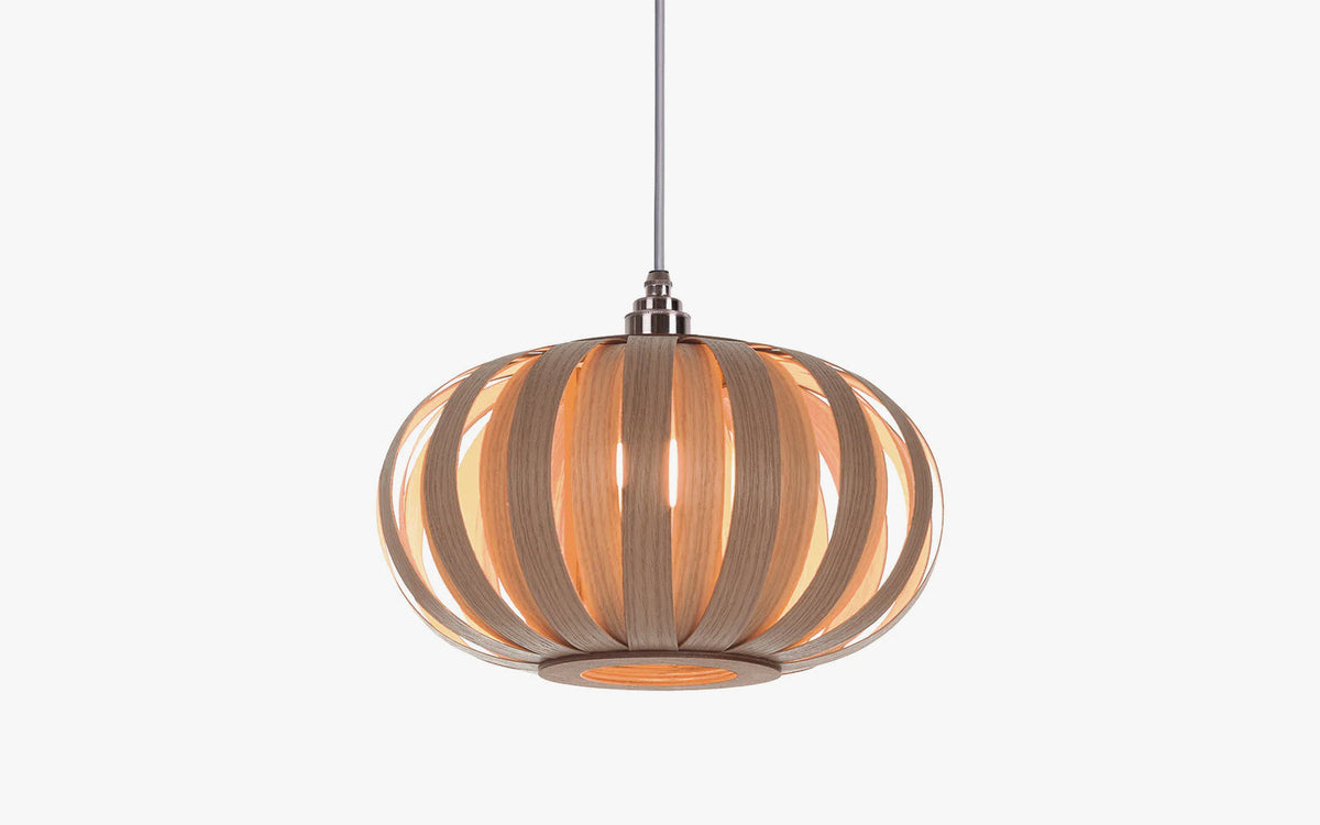 Suspension Bois Courbé - Petite Sphère | Oursia