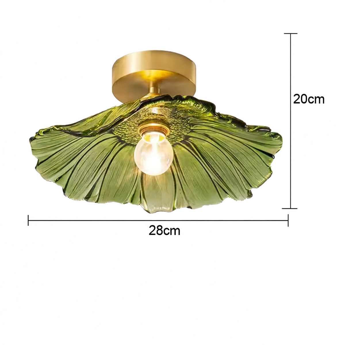 Suspension Verre Fleuri - Art Déco Coloré | Floralys