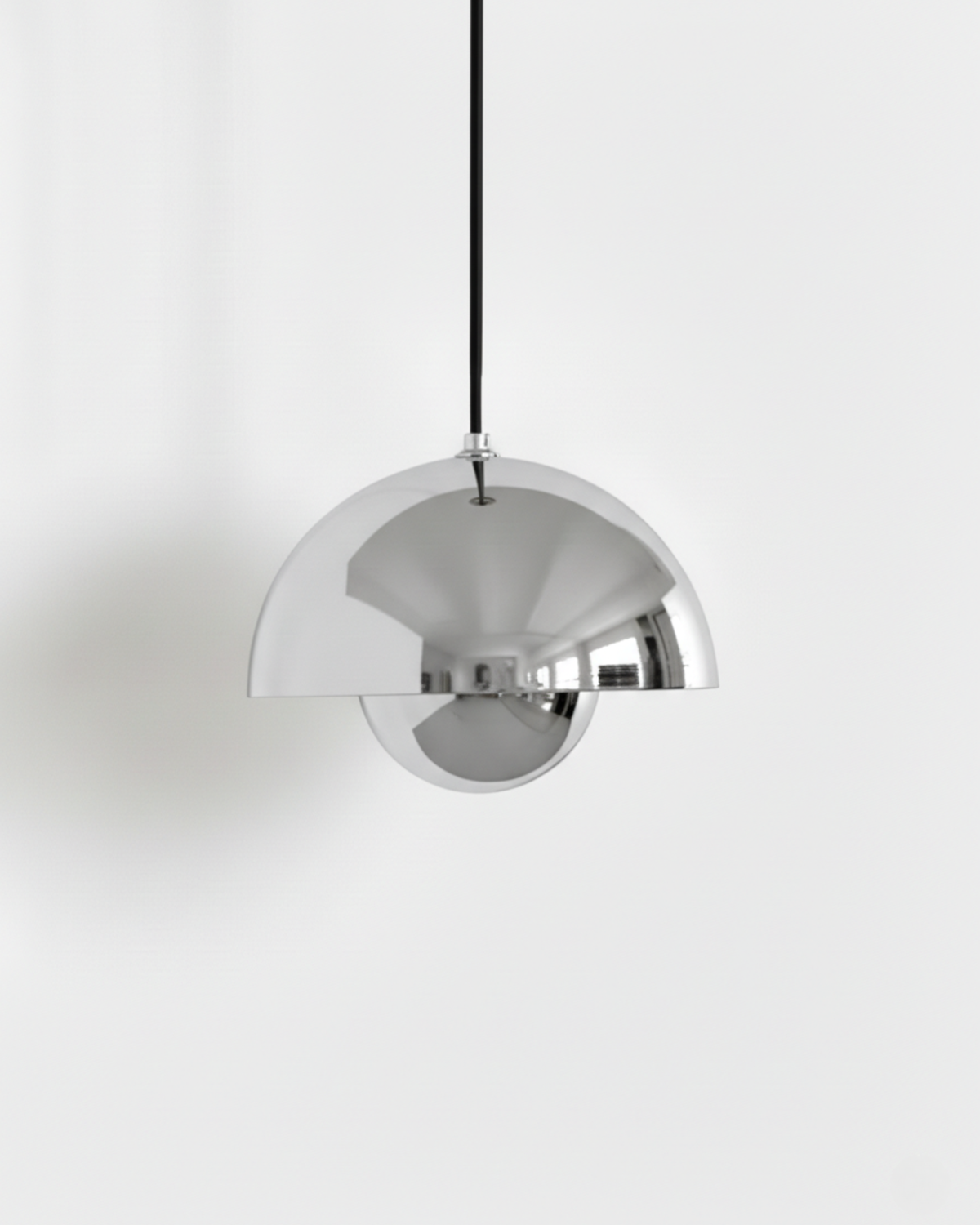 Suspension Space Age - Double Coupole Laquée | Nedéa