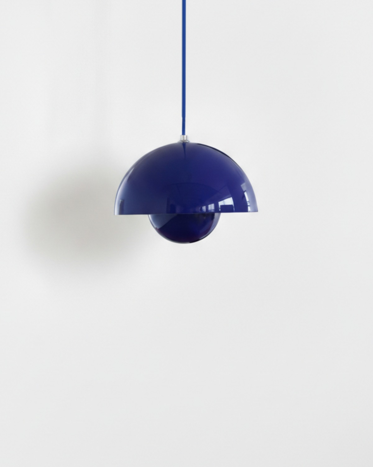 Suspension Space Age - Double Coupole Laquée | Nedéa