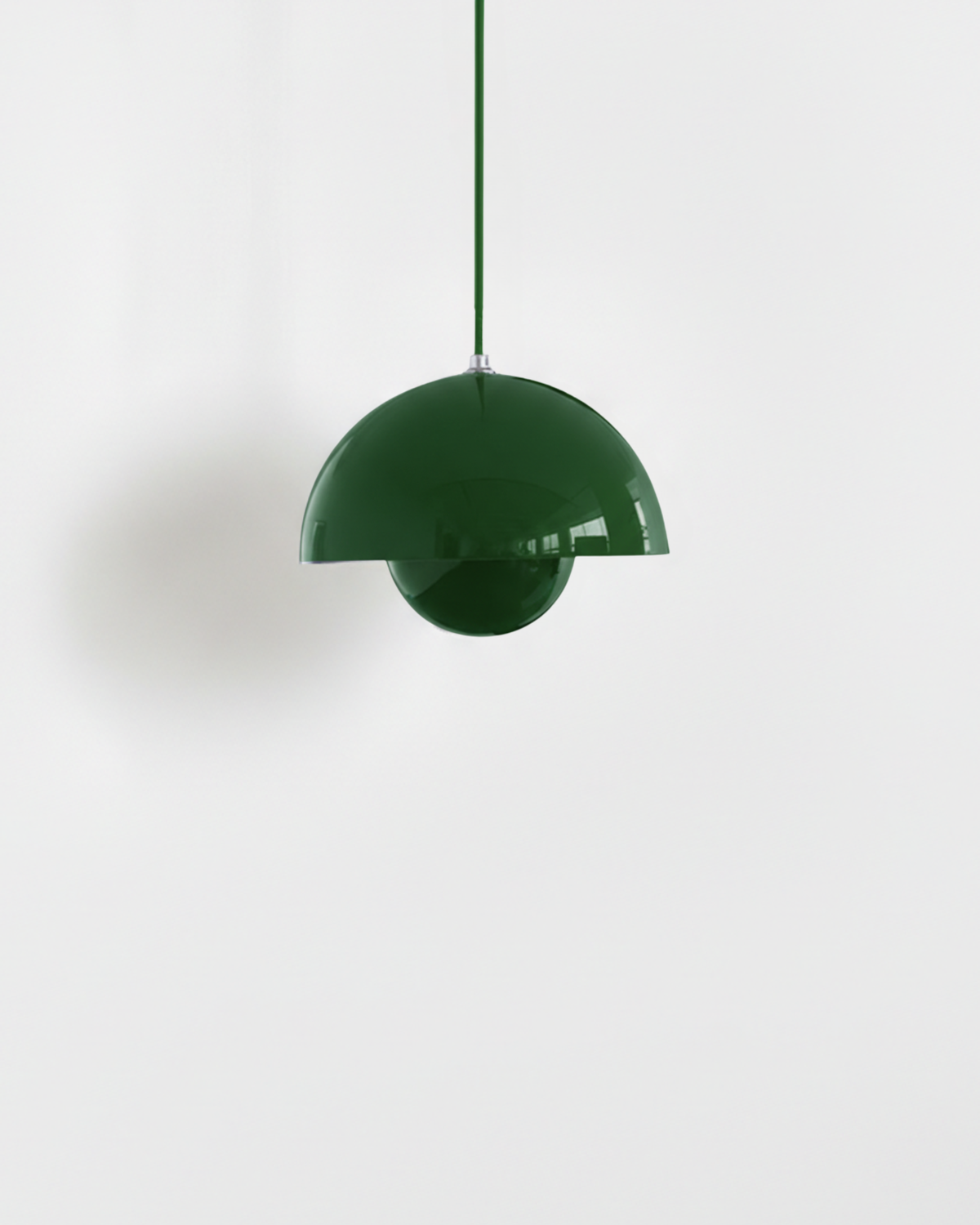 Suspension Space Age - Double Coupole Laquée | Nedéa