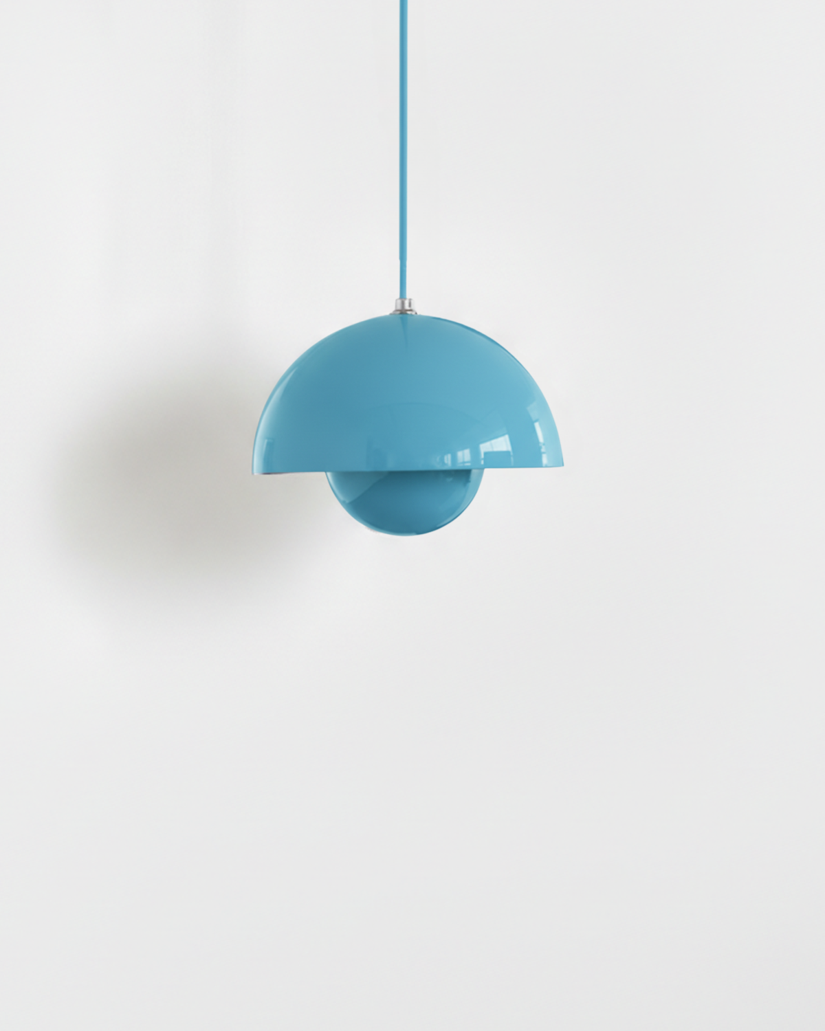 Suspension Space Age - Double Coupole Laquée | Nedéa