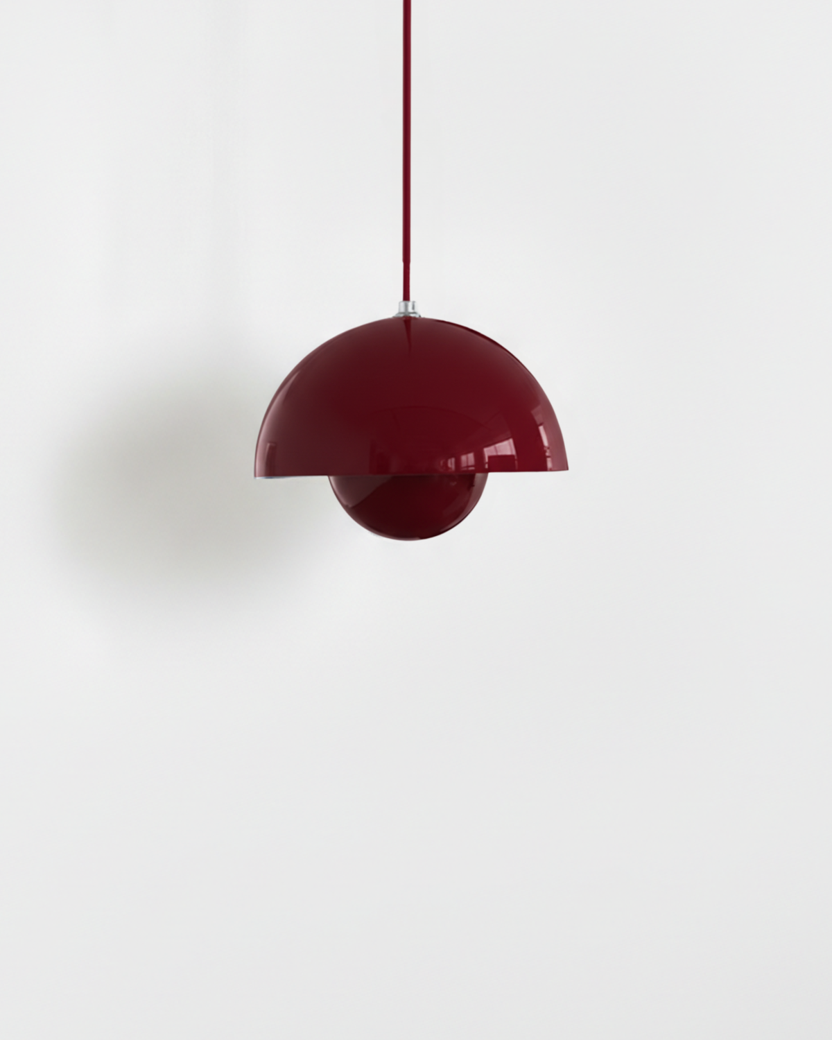 Suspension Space Age - Double Coupole Laquée | Nedéa