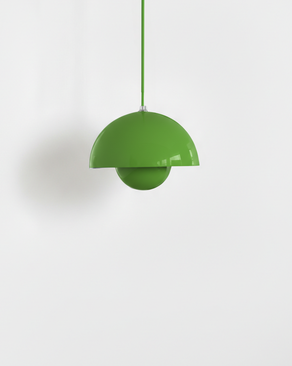 Suspension Space Age - Double Coupole Laquée | Nedéa