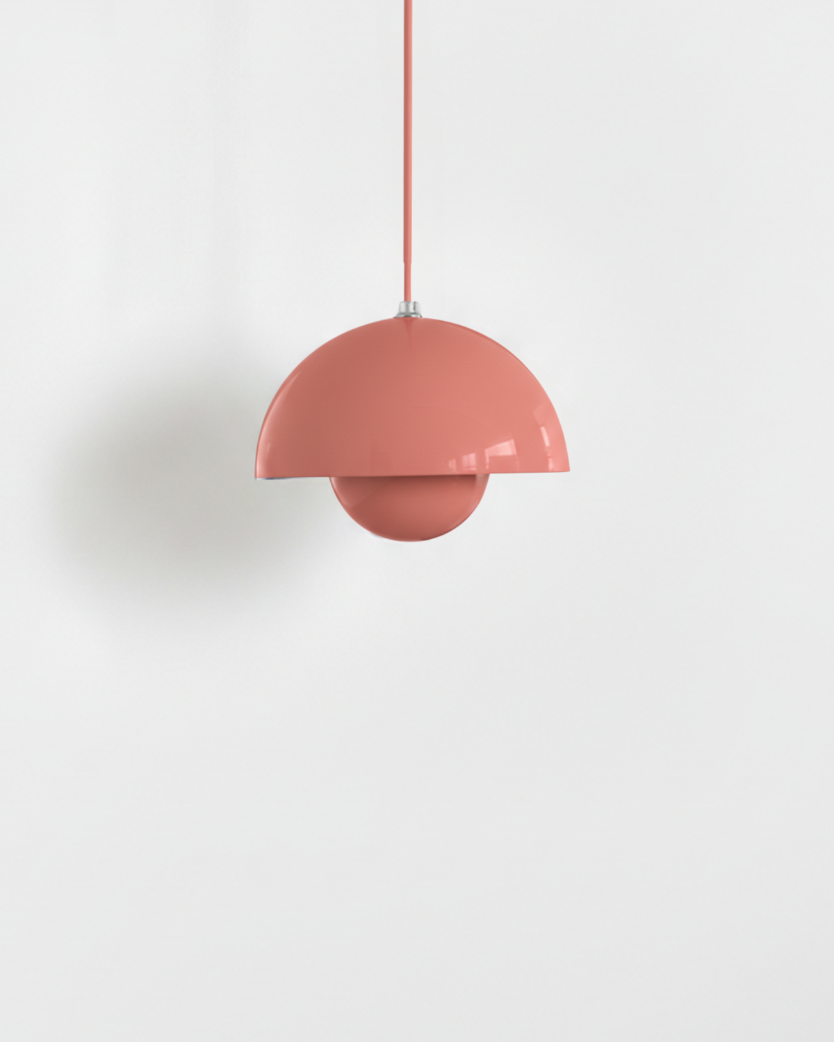 Suspension Space Age - Double Coupole Laquée | Nedéa