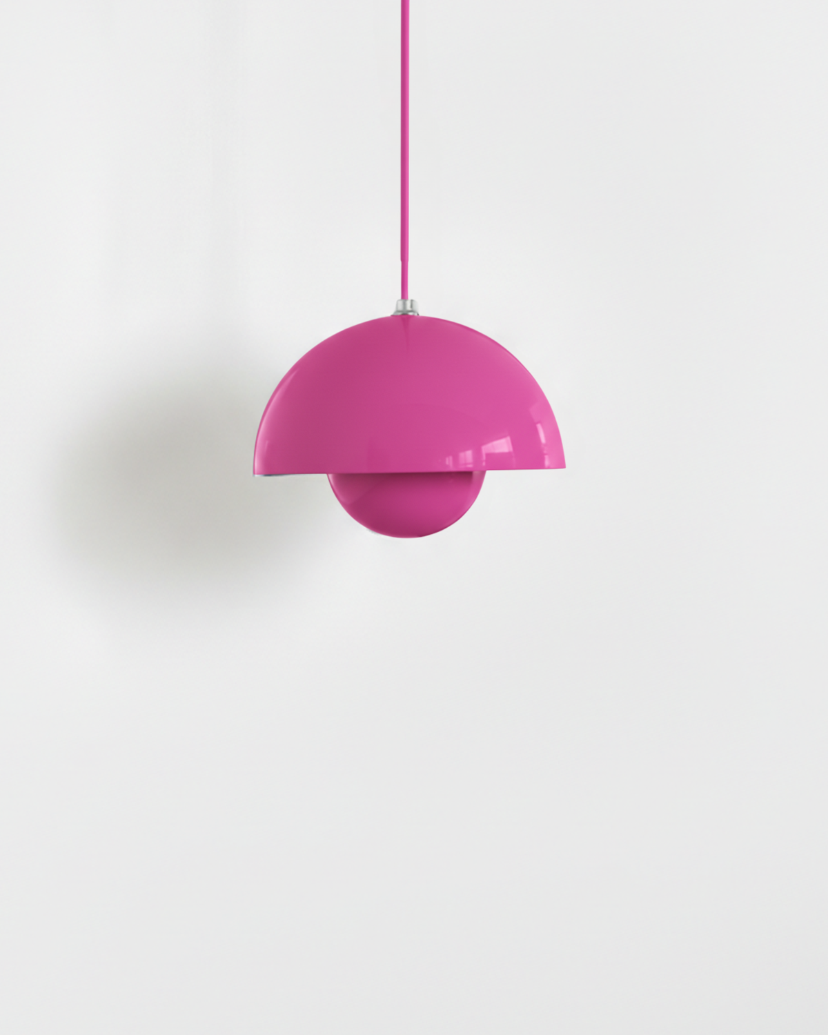 Suspension Space Age - Double Coupole Laquée | Nedéa
