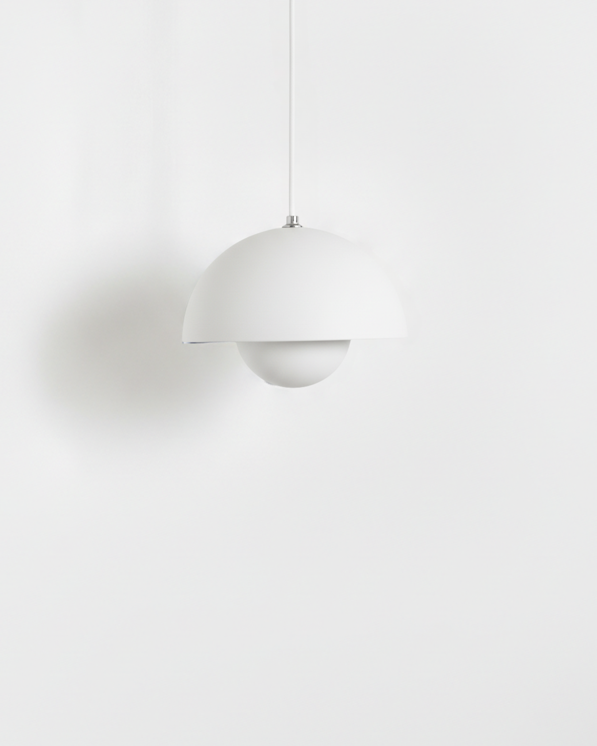 Suspension Space Age - Double Coupole Laquée | Nedéa