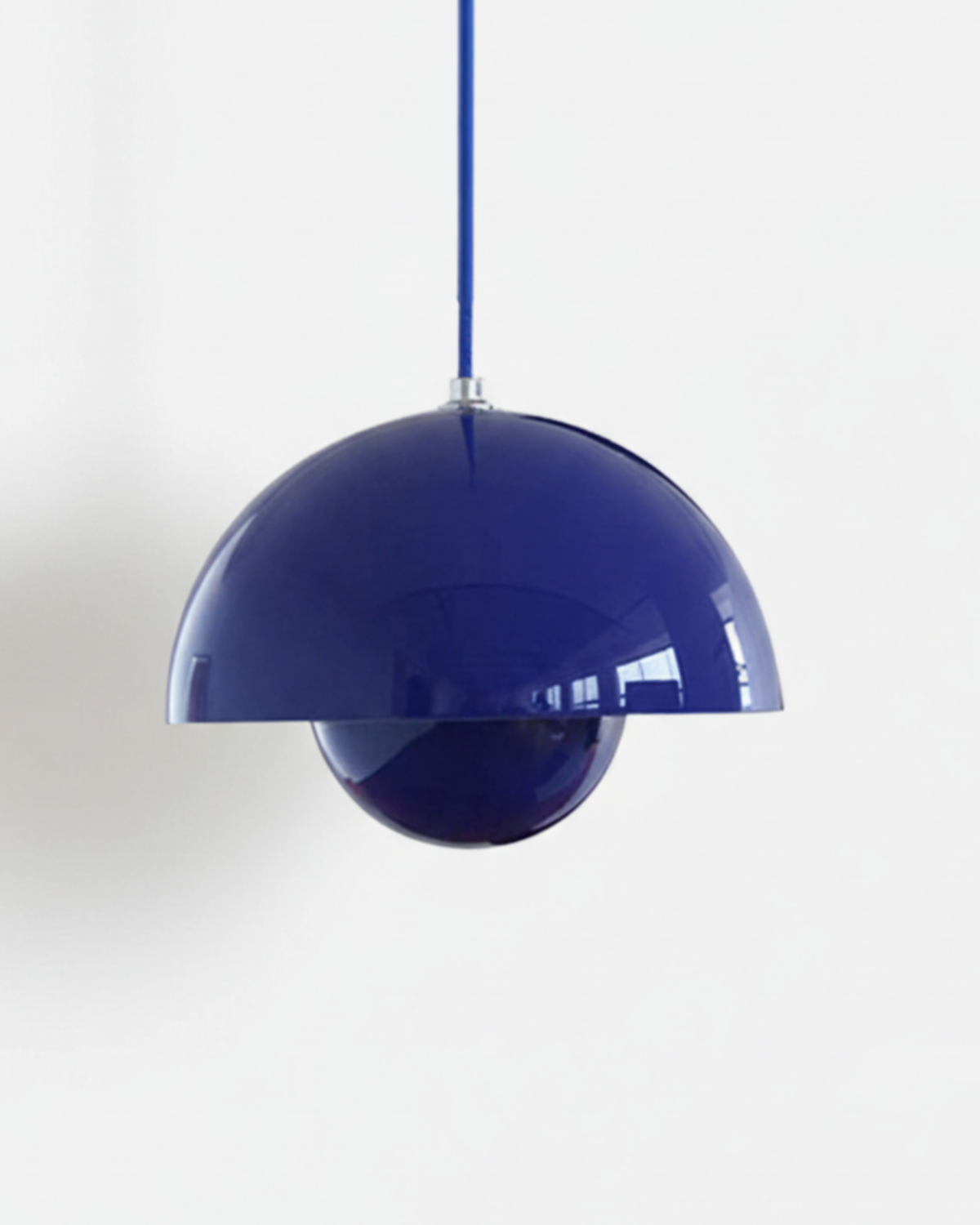 Suspension Space Age - Double Coupole Laquée | Nedéa