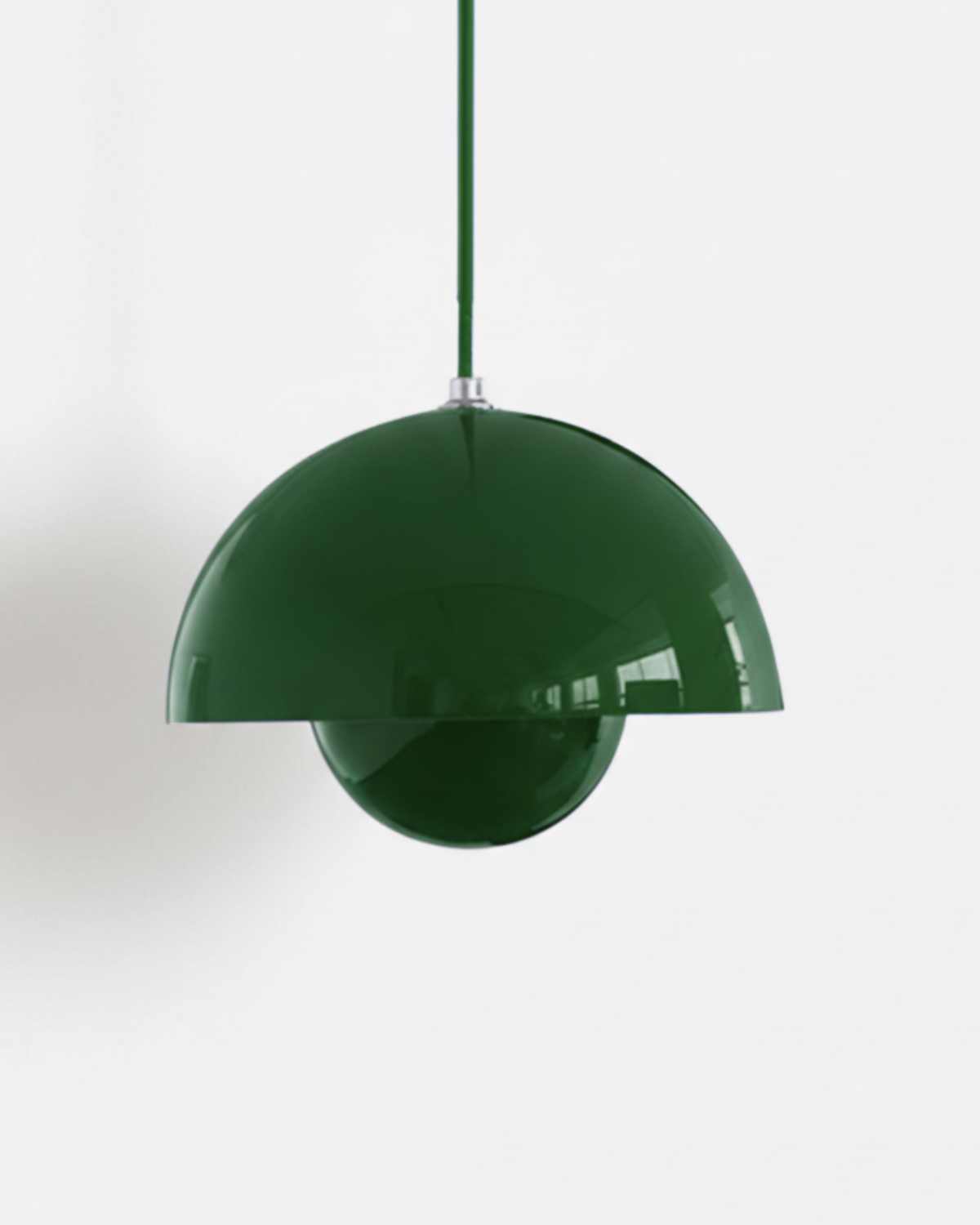 Suspension Space Age - Double Coupole Laquée | Nedéa