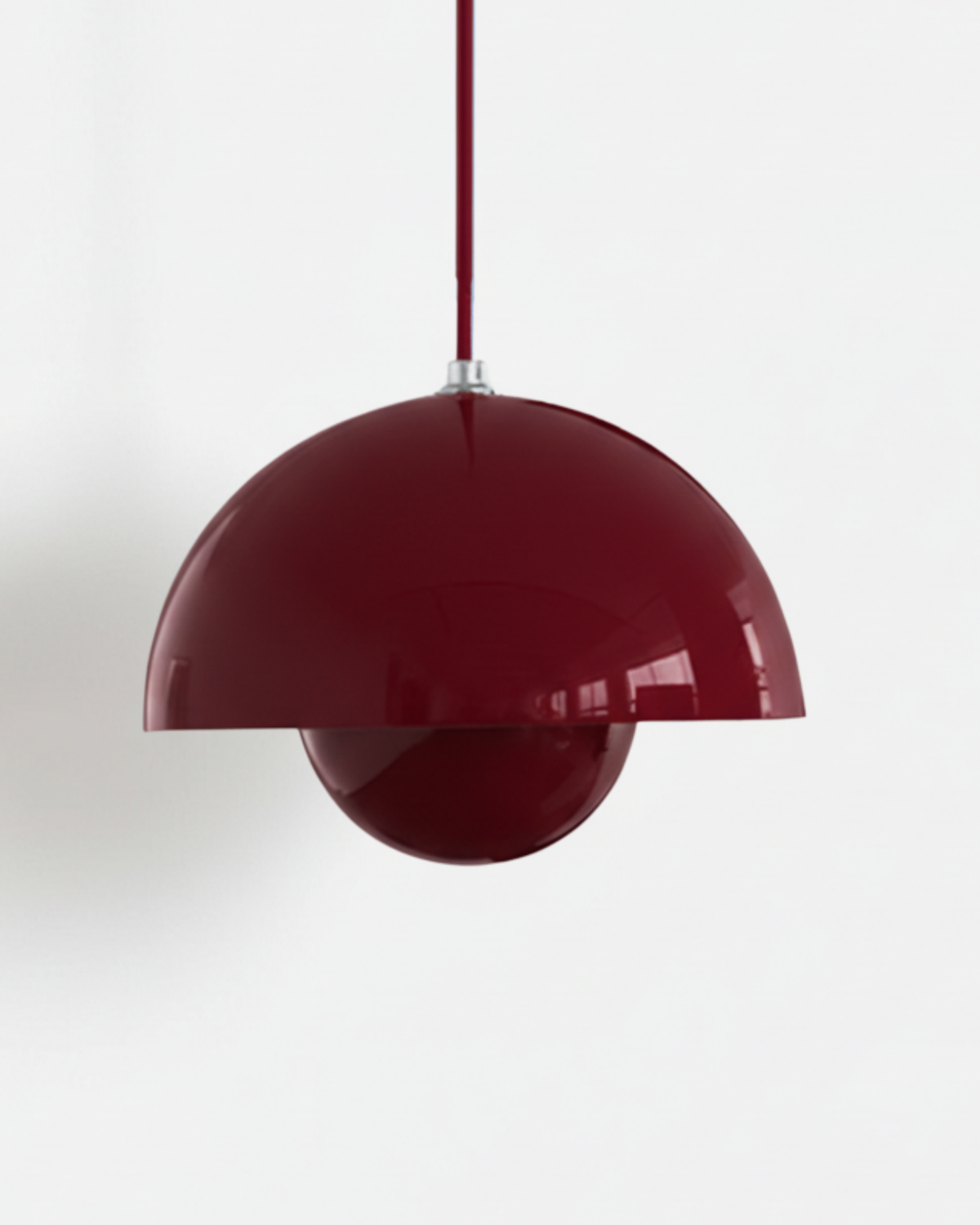 Suspension Space Age - Double Coupole Laquée | Nedéa
