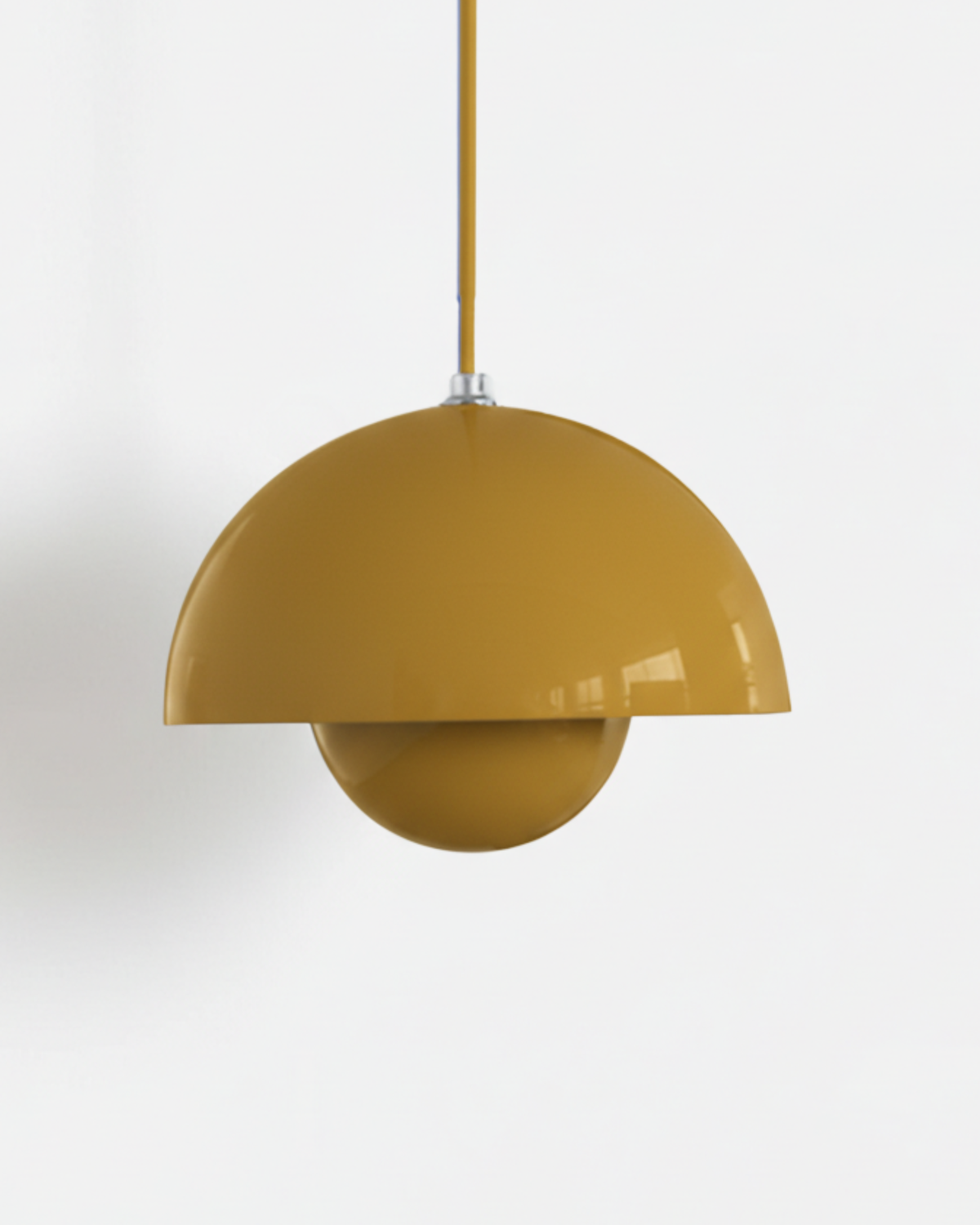 Suspension Space Age - Double Coupole Laquée | Nedéa