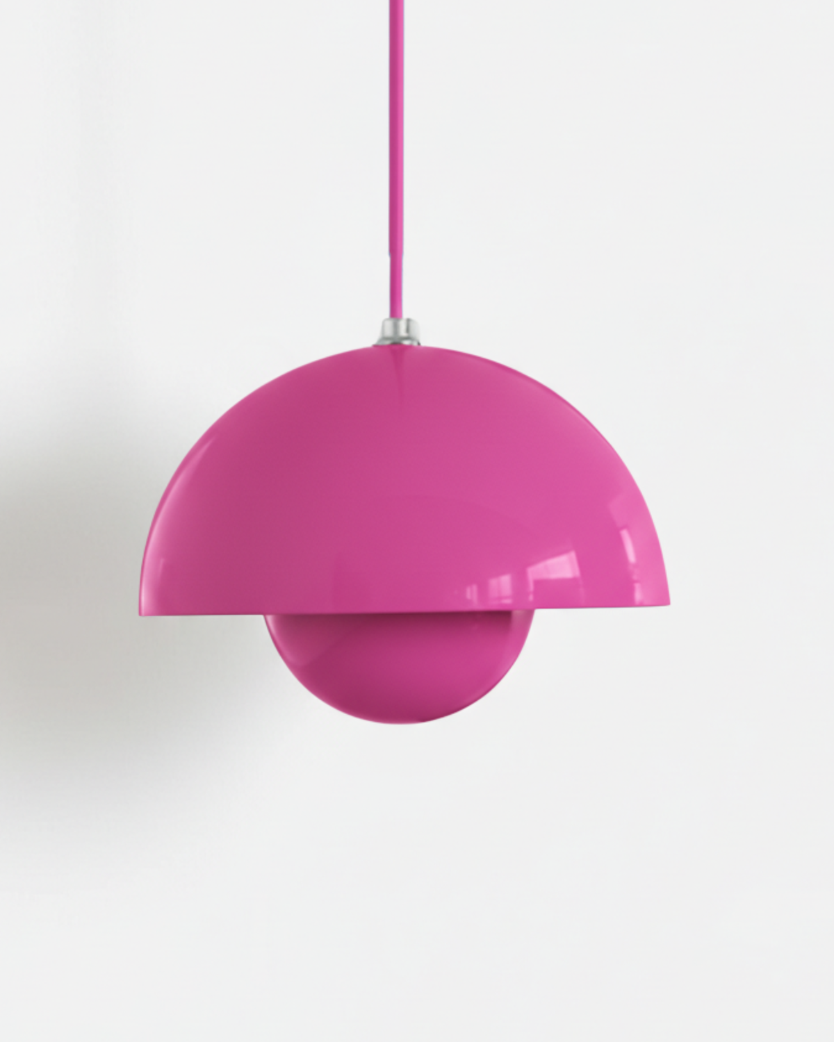 Suspension Space Age - Double Coupole Laquée | Nedéa