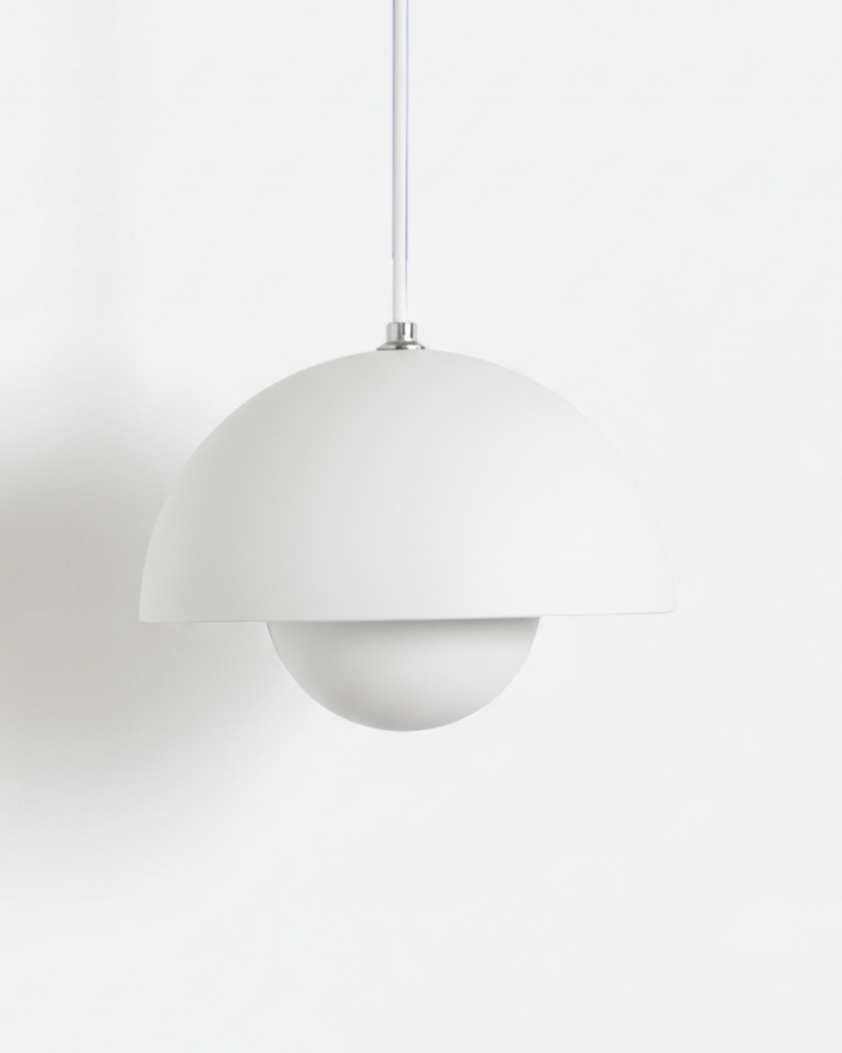 Suspension Space Age - Double Coupole Laquée | Nedéa