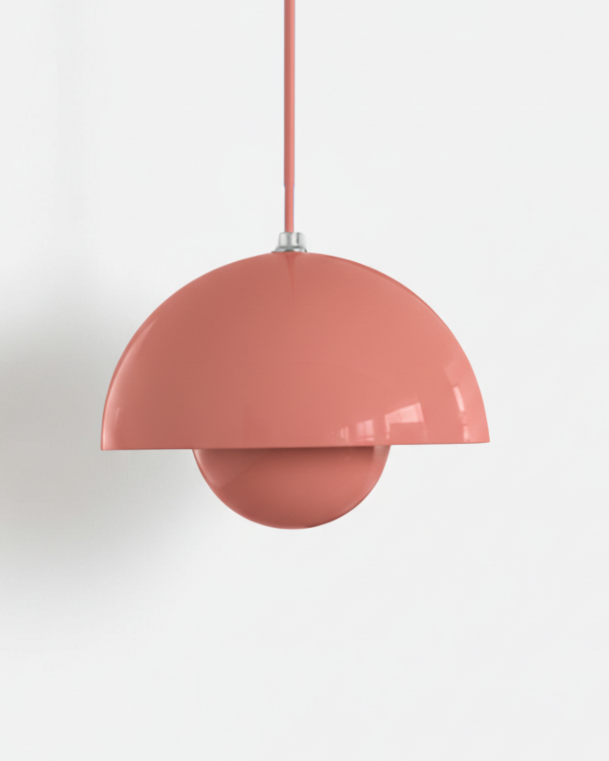 Suspension Space Age - Double Coupole Laquée | Nedéa
