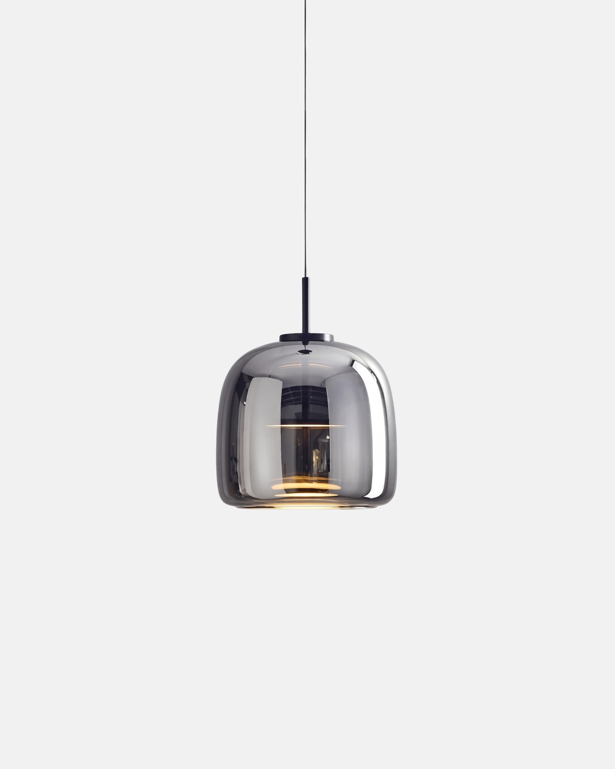 Suspension Verre Soufflé - Globe Teinté | Brumélia