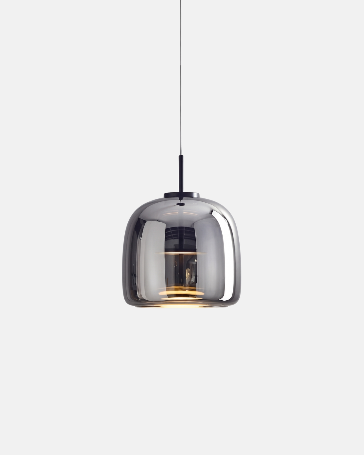 Suspension Verre Soufflé - Globe Teinté | Brumélia