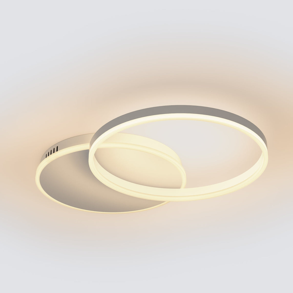 Plafonnier LED - Anneaux Décalés | Cercléa