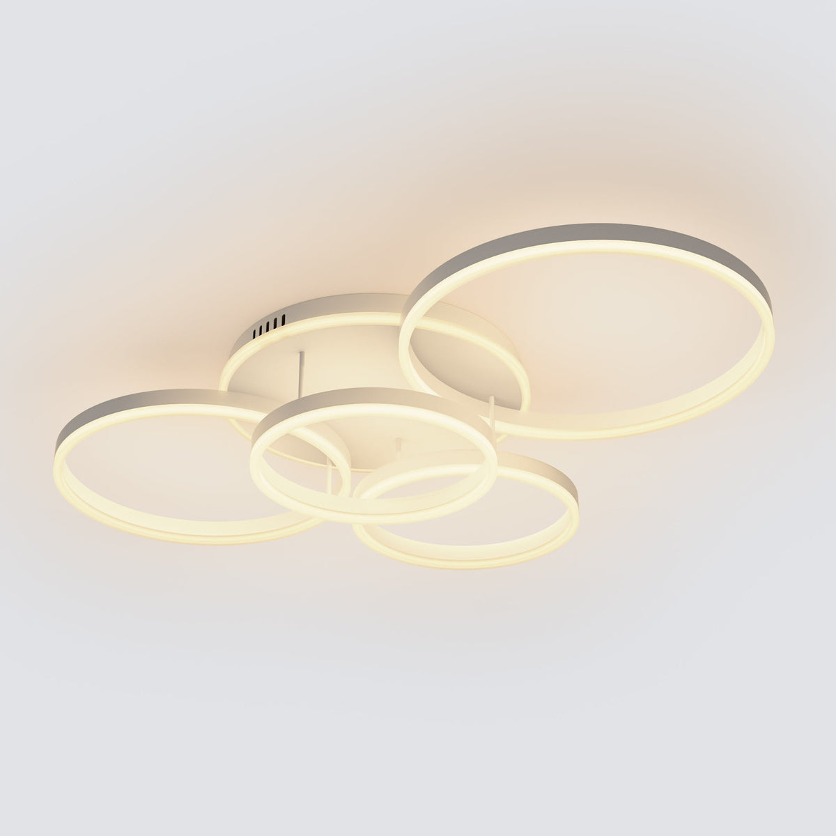 Plafonnier LED - Anneaux Décalés | Cercléa