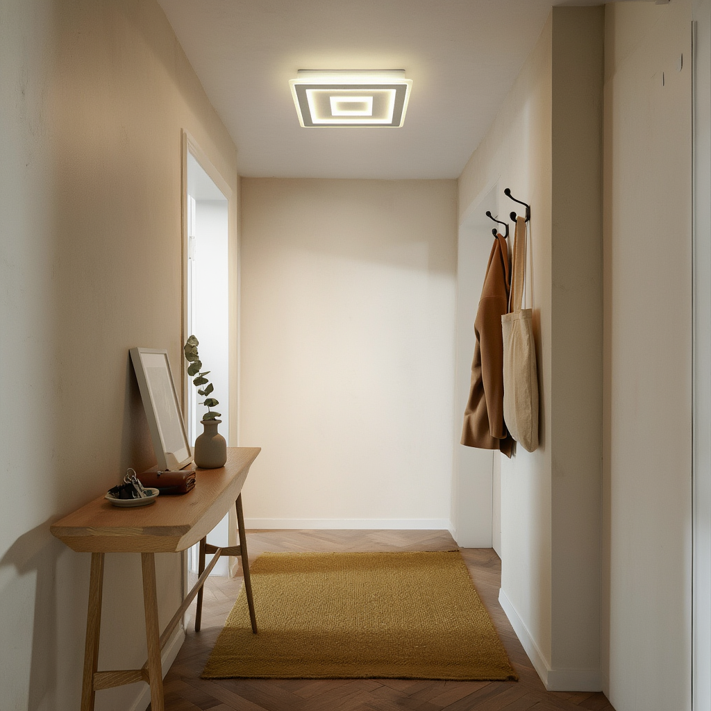 Plafonnier LED Carré Ultra-Fin 40 cm | Carrélume