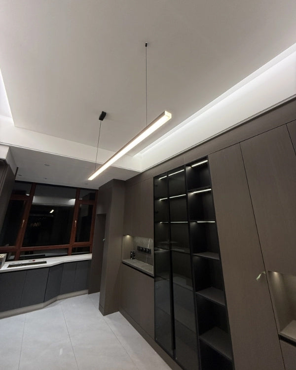 Suspension LED Extra-Longue - Ligne Épurée | Longéa