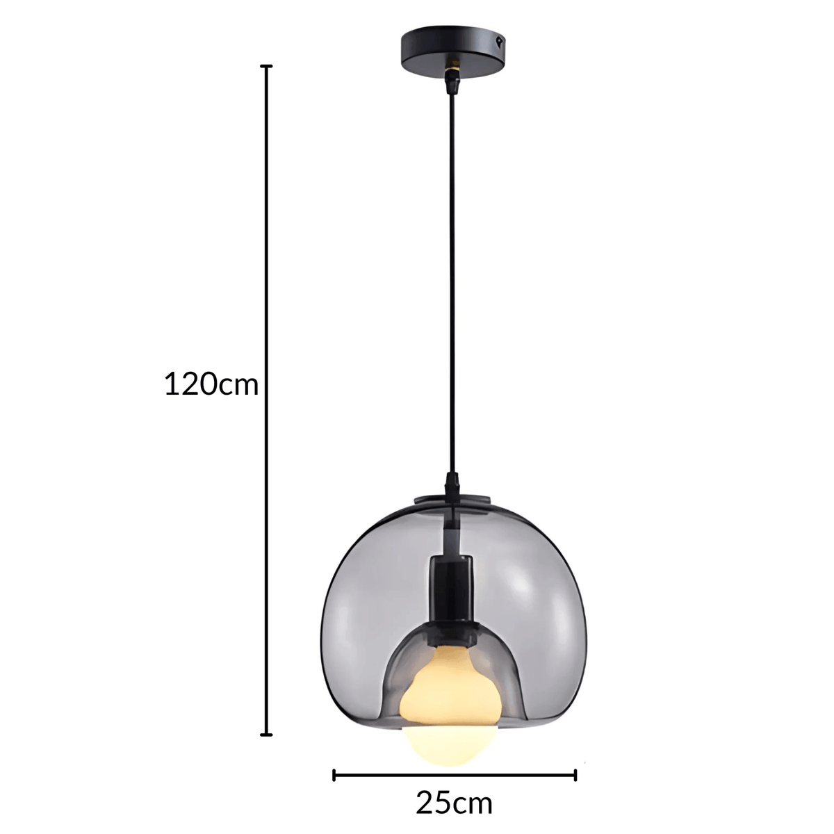 Suspension Verre Soufflé - Sphère Artisanale | Clydéa