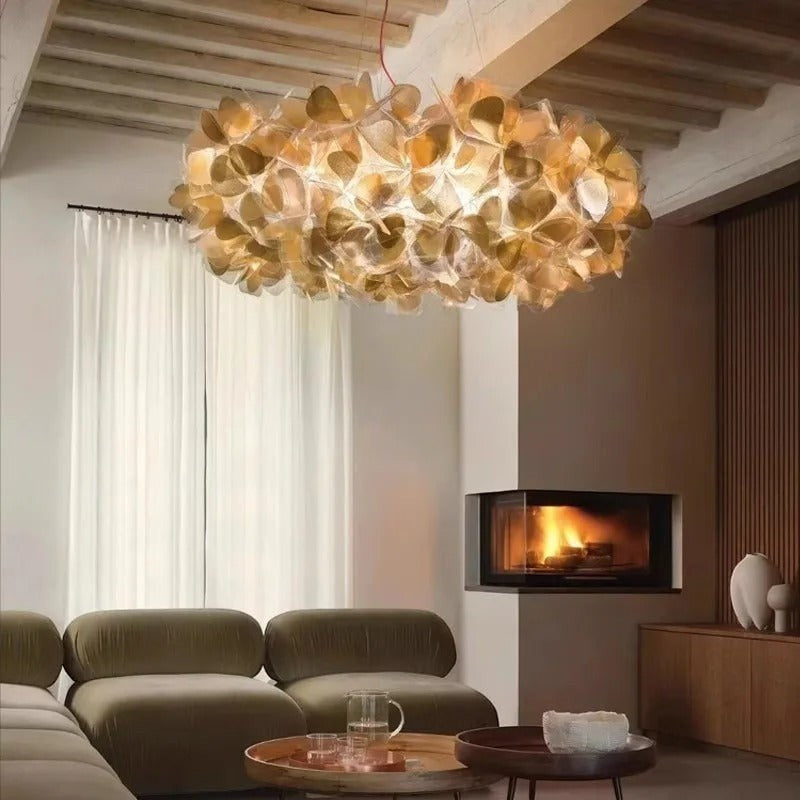 Lustre Cristal Taillé - Éclats Modernes | Opaléa