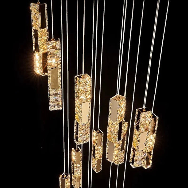 Lustre Spirale - Spécial Grande Hauteur | Hélissa