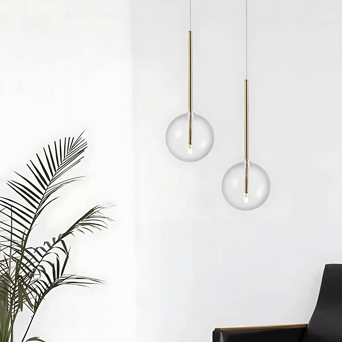 Suspension Globe en Verre - Éclat Minimaliste | Jaspéra